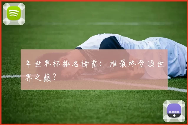 年世界杯排名榜首:谁最终登顶世界之巅?