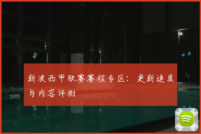 新浪西甲联赛赛程专区：更新速度与内容评测
